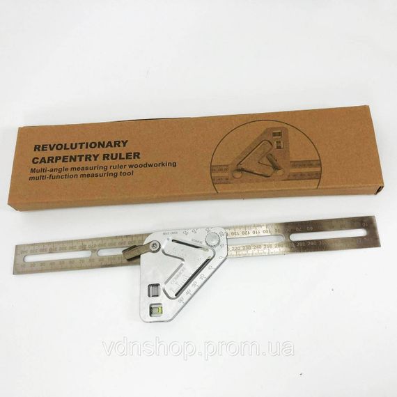 Метрический угольник для столяров TV One качественный SI-34 | Зображення 3