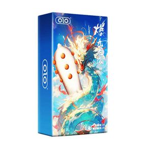 Презервативи із шипами супертонкий OLO Nine Dragon 2 шт.