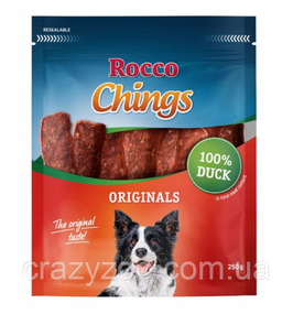 Лакомство Rocco Chings Originals для собак стейк с утки 250 г ЦЕНА ЗА 1 КГ 4260358517773