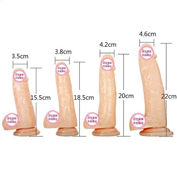 Реалістичний гнутий фалос на присосці 15,5*13,5*3см | Зображення 1