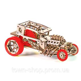 Деревянный конструктор "Hot Rod" Time for Machine T4M380303 Красный