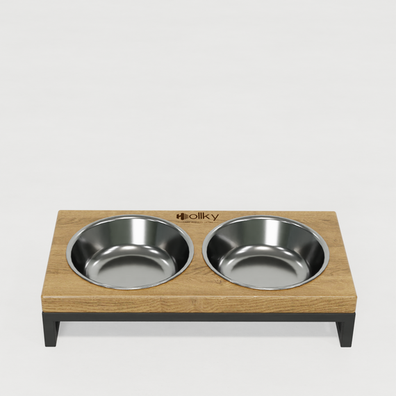 Миски на подставке для маленьких собак и котов Hollky Base XS (2 × 0,25 л) BXS-28145-GRNT | Зображення 4