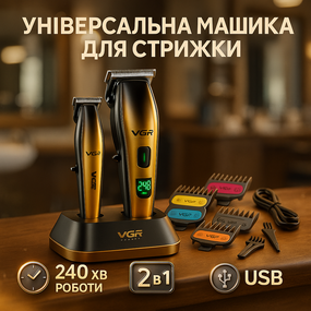 Многофункциональная аккумуляторная машинка для стрижки, Машинка для стрижки волос мощная KB-97