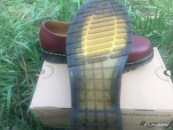 Ботинки полуботинки туфли Dr. Martens 1461 Cherry RED Smooth (Бордовые) Размер 41 42 43... | Зображення 6