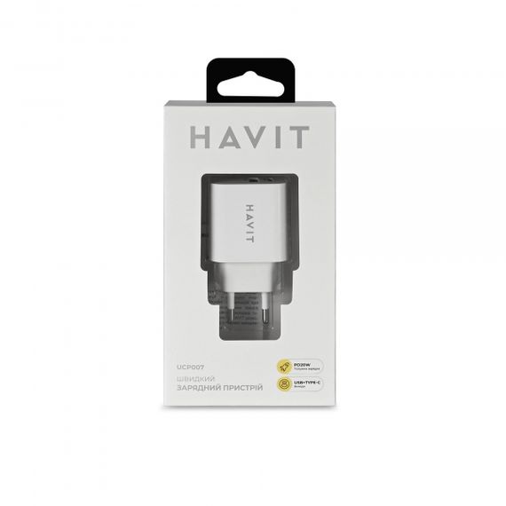 Зарядний пристрій HAVIT HV-UCP007 20W USB+Type-C | Зображення 8