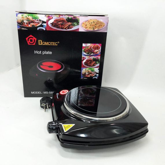 Переносная настольная электроплита DOMOTEC MS-5851, Комфорка электрическая, JS-595 Плита бытовая | Зображення 6