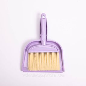 Щітка з совком для підлоги та твердих поверхонь, міцний пластиковий набір із щільним приляганням Фіолетова HP-35015-34V