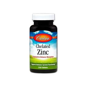Микроэлемент Цинк Carlson Labs Chelated Zinc 250 Tabs