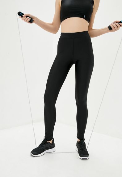 Спортивні легінси 4Profi без принта чорні розмір XL біфлекс 16336 | Зображення 1