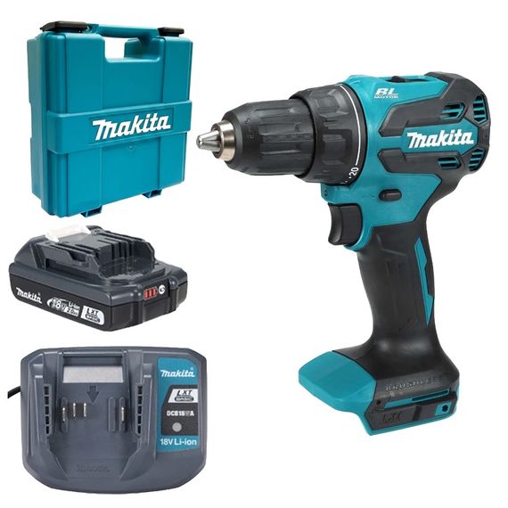 Шуруповерт аккумуляторный с ударным режимом Makita DHP490WV (65 Нм, 1.5-13 мм, BL, LXT Basic)
