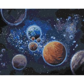 Картина по номерам "Тайны миров" ©Светлана Теренчук KHO9551 40х50 см Идейка