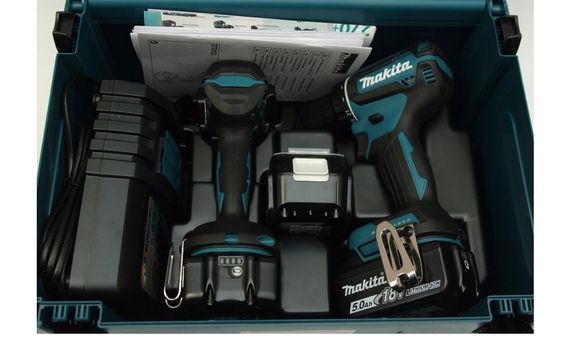 Вкладка 837864-7 для кейса Makita Makpac №3 (для шурупокрутів серії Makita LXT, зарядного пристрою DC18RC та 3-х акумуляторів) | Зображення 3