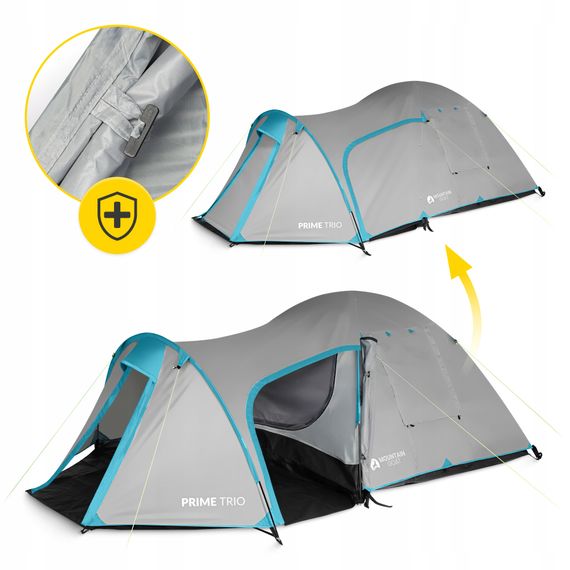Намет туристичний Mountain Goat Prime Trio 3-місний Grey (P-5905973406581) | Зображення 3