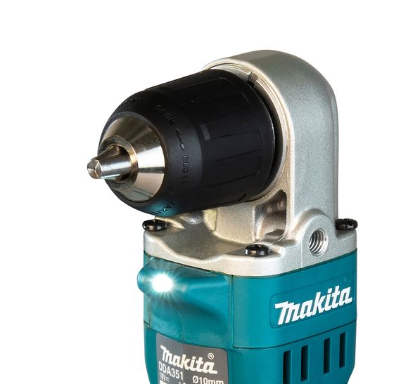 Дриль кутовий акумуляторний Makita DDA351Z (1.5-10 мм, 0-1800 об/хв, LXT, без акумуляторів та зарядного пристрою) | Зображення 6