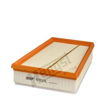 Фильтр воздушный с поролоном Mercedes Benz Citan / Renault Kangoo 1.2-1.5 i/TCe/dCi/CDI 08-, Hengst, E1135L,