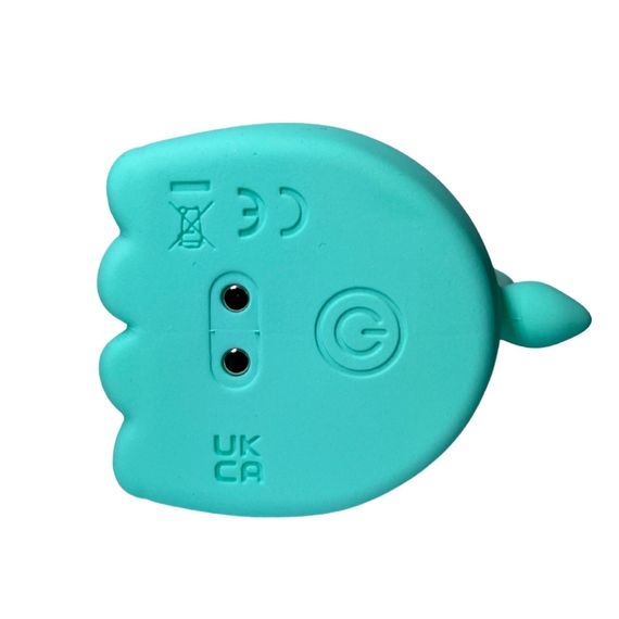 Стимулятор клитора с пульсацией UNIVIBE Единорог, 5 режимов, градиент бело-зелёный Sex Aura | Зображення 8