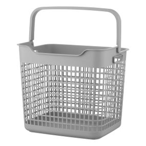 Кошик для білизни Ardesto ARHC2402GG 38х29.5х33 см 26 л сіра