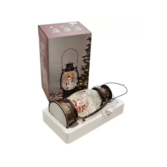 Новорічний нічник вінтажний ліхтар XMAS WDL-24028A (47692-10091_818) | Зображення 4