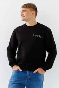 Світшот з принтом чоловічий 0208 XL Чорний shop (2000990720238)