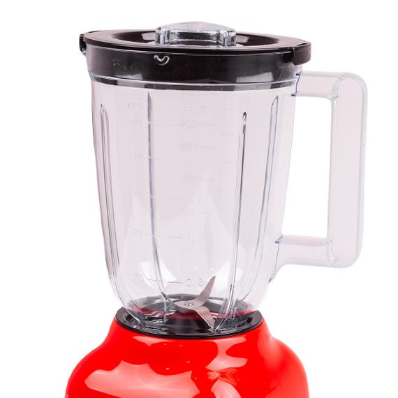 Блендер Sokany 2 в 1 стаціонарний 1.5 літра, 500 Вт червоний | Зображення 1