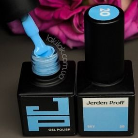 Гель-лак Jerden Proff №20 (небесно-блакитний) 5 мл