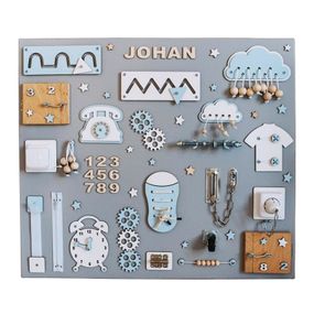 Развивающая игрушка Бизиборд TG173981888, 70х60 см, Голубой