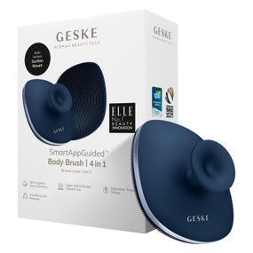 Щітка для тіла GESKE Body Brush metal 4в1 starlight, Синій