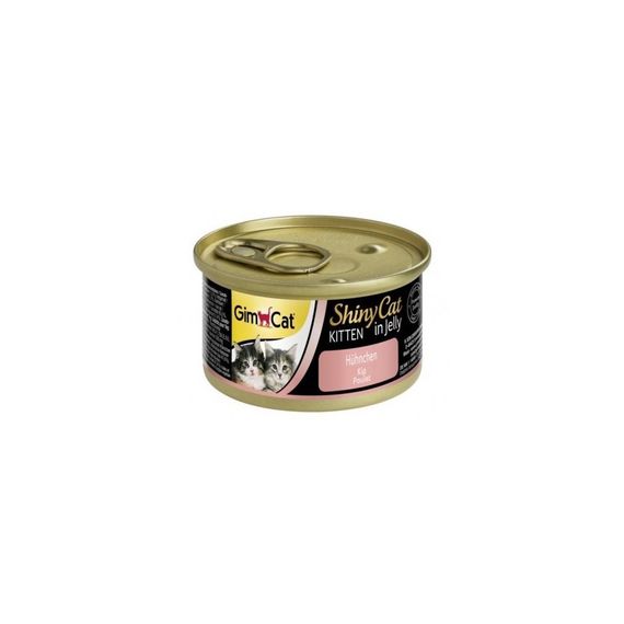 Вологий корм з куркою для кошенят GimCat Shiny Cat, 70 гр | Зображення 2