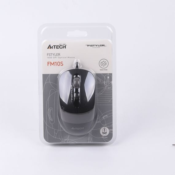 Миша комп'ютерна провідна A4Tech Fstyler FM10S Grey сіра | Зображення 7