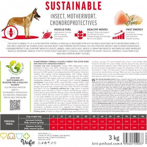 Сухой корм Brit Care Dog Sustainable Activity для собак с повышенной активностью, с курицей и насекомыми, 3 кг | Зображення 6