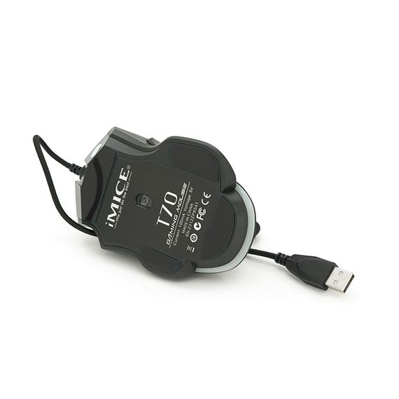 Мышь ведущая iMICE T70.8 кнопок, 1200/2400/4800/7200 DPI, Led Lighting, 1.8м | Зображення 3