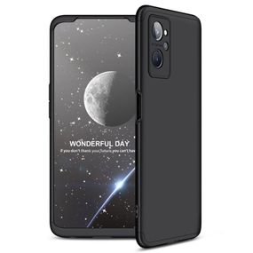 Чохол GKK 360 градусів для Oppo A76 / Realme 9i колір Чорний
