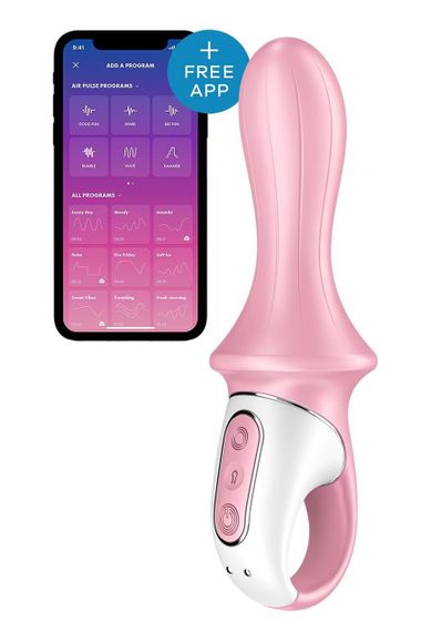 Анальний смарт-вібратор Satisfyer Air Pump Booty 5+, надувається Sex Aura