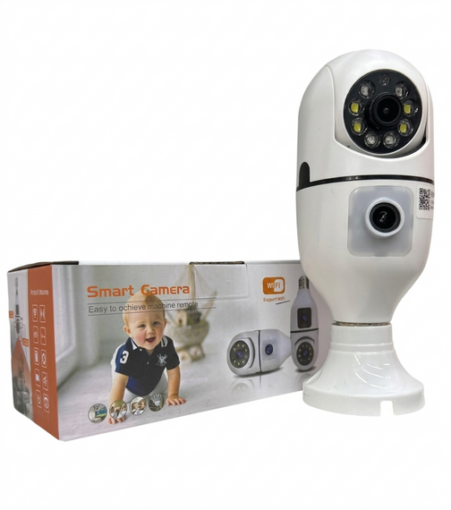 IP-камера Wi-Fi у вигляді лампочки E27, модель 2008 (додаток V380 Pro) | Зображення 1