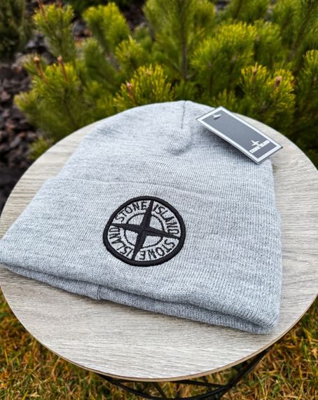 Шапка Stone Island classic сіра | Зображення 1