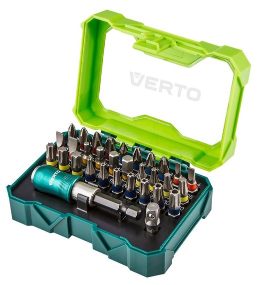 Набор бит VERTO, 32 шт., 25 mm + битодержатель (66H620)