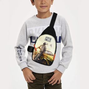 Сумка через плече дитяча PUBG:Battlegrounds 29х17 см сумка слінг для хлопчика (01957)