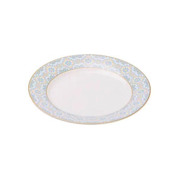 Тарілка сервірувальна порцелянова 26.5 см з орнаментом HP-7-738 | Зображення 3