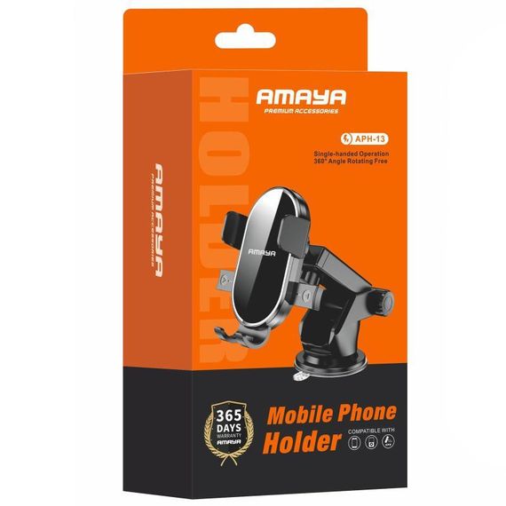Автодержатель Amaya APH-13 (center console) Black | Зображення 1