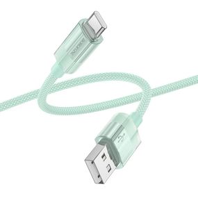 Кабель USB Borofone BU44 Sincero Type-C 3A 1.2m Колір Зелений