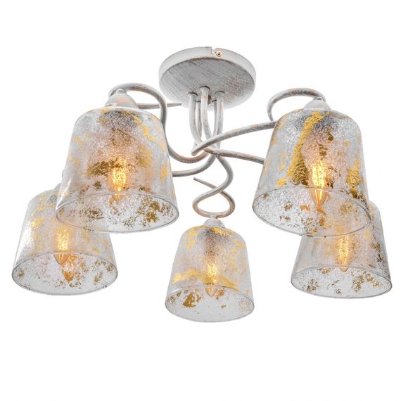 Люстра потолочная классическая E14 40W WH (BKL-595C/5) | Зображення 1