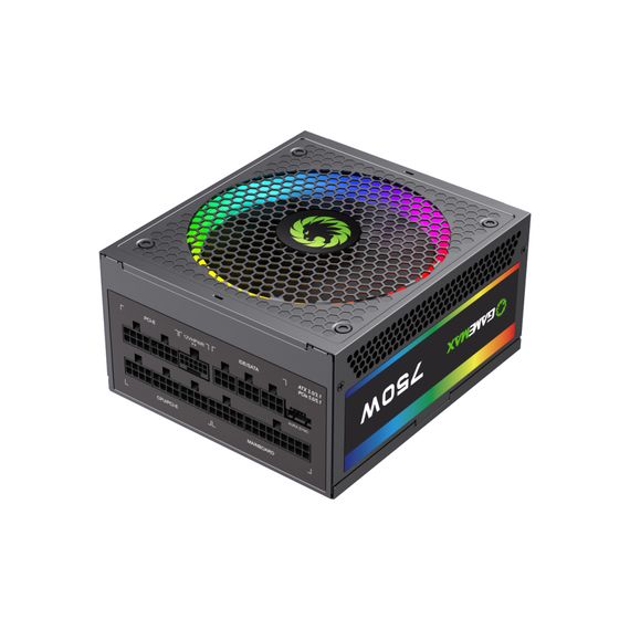 Блок живлення Gamemax 750W (RGB 750 PRO (ATX3.03.1 PCIe5.0) | Зображення 1