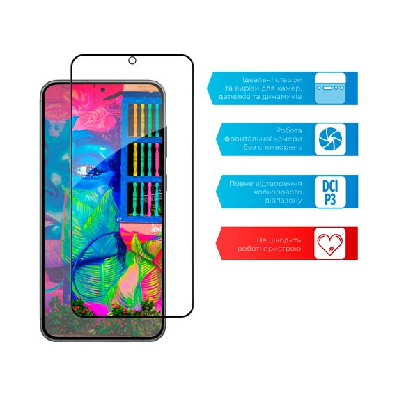Скло захисне ACCLAB Full Glue Samsung S23 Plus (1283126559686) | Зображення 4