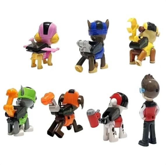 Набор фигурок из мультика Щенячий патруль 6050A 7 персонажей | Зображення 6