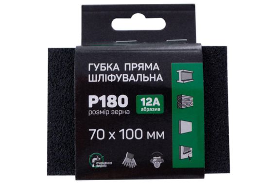 Губка шлифовальная Apro - 100 x 70 x 25 мм x P180 прямая (828096) | Зображення 3