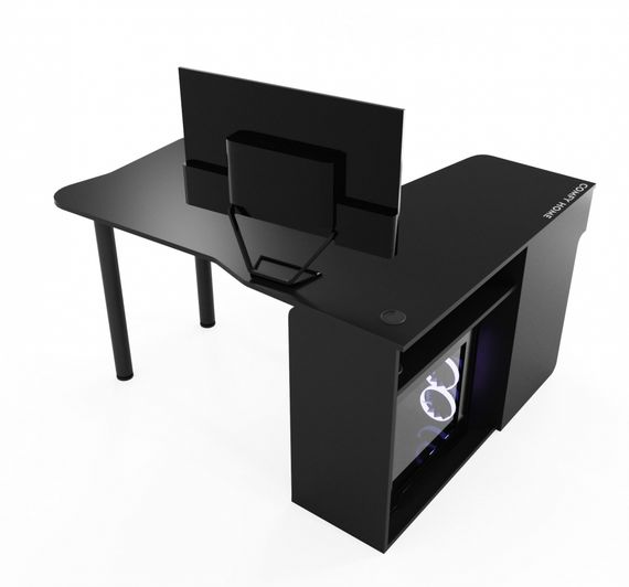 Стол компьютерный Comfy-Home Kano-2 черный | Зображення 2