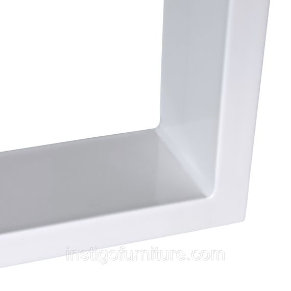 Комплект опор для стола из металла 600×200mm, H=730mm (профильная труба: 60x20mm) Белый | Зображення 5
