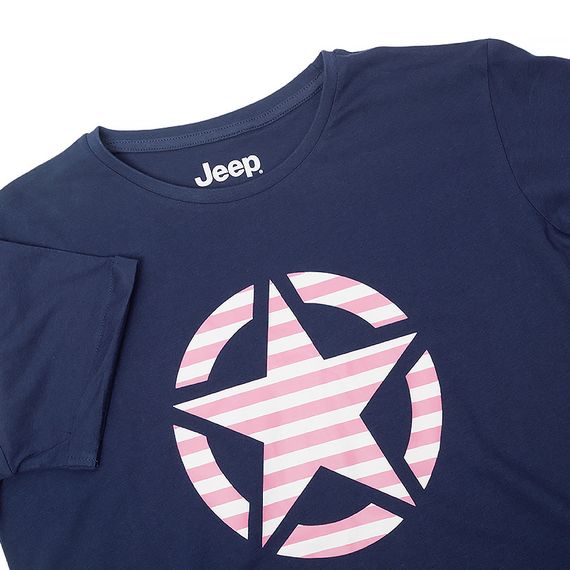 Футболка JEEP T-SHIRT OVERSIZE STAR Striped Print Turn | Зображення 2