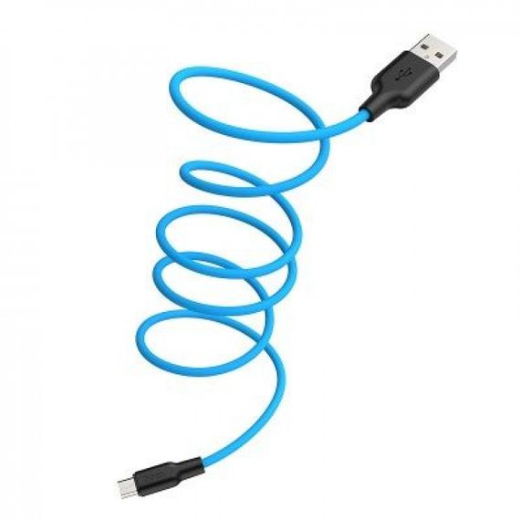 Кабель Hoco X21 Silicone Micro USB (2m), 2.0 м | Зображення 4