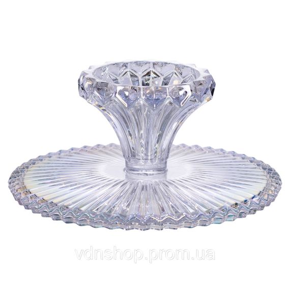 Тортівниця на ніжці Ø26 см скляна кругла HP-19-148 | Зображення 2